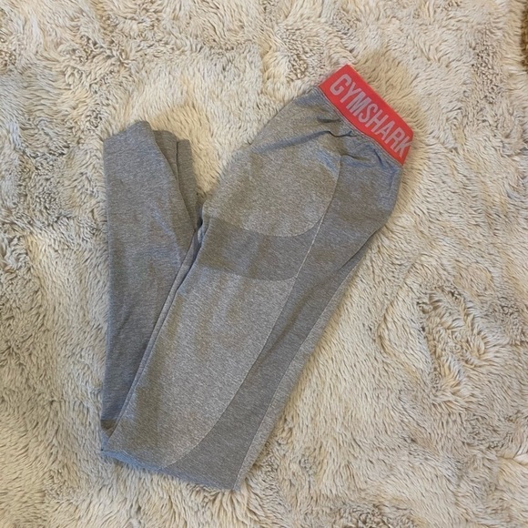 Gymshark Flex Leggings Grey Sherbet Pink Small - Picture 4 of 7